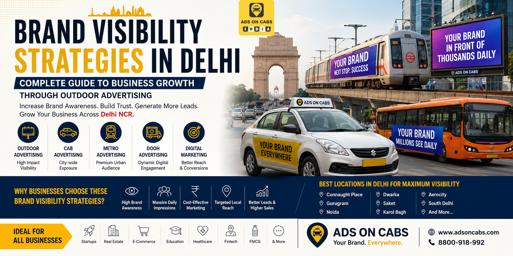 Best Brand Visibility Strategies in Delhi