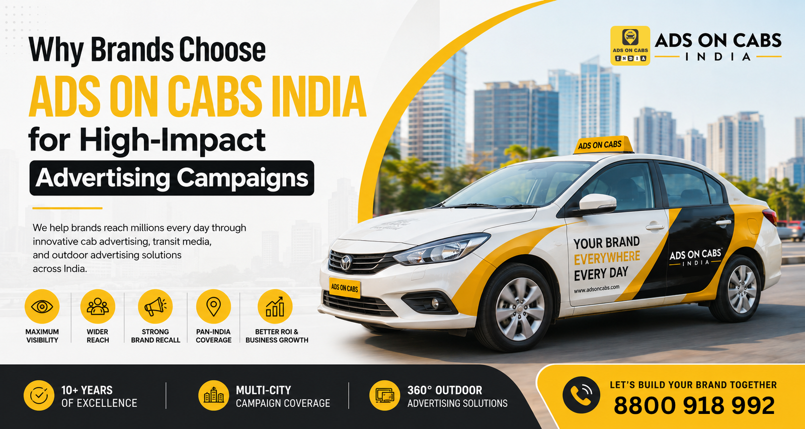 why brands choose ads on cabs india