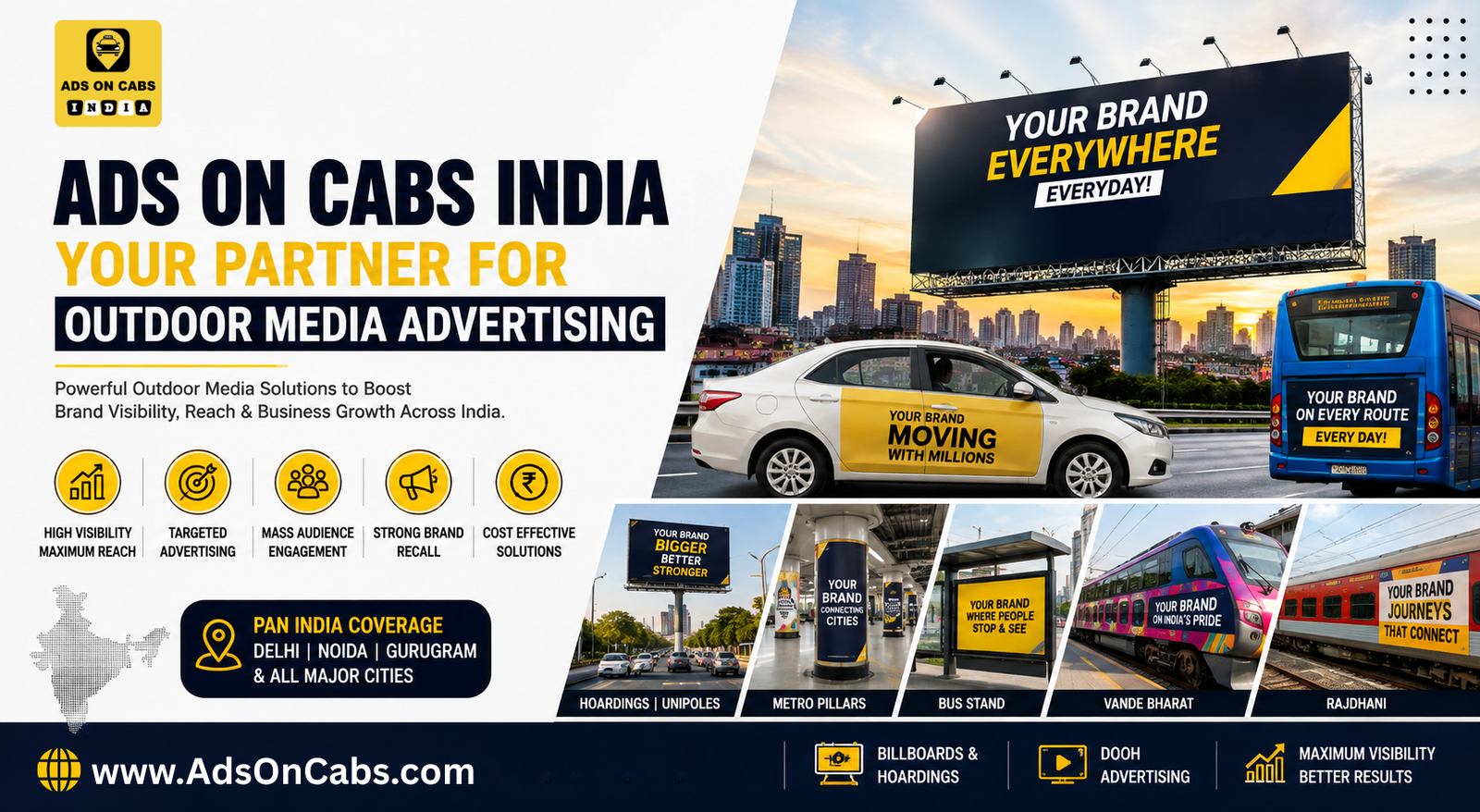 Ads on cabs india your partner for outdoor media advertising
