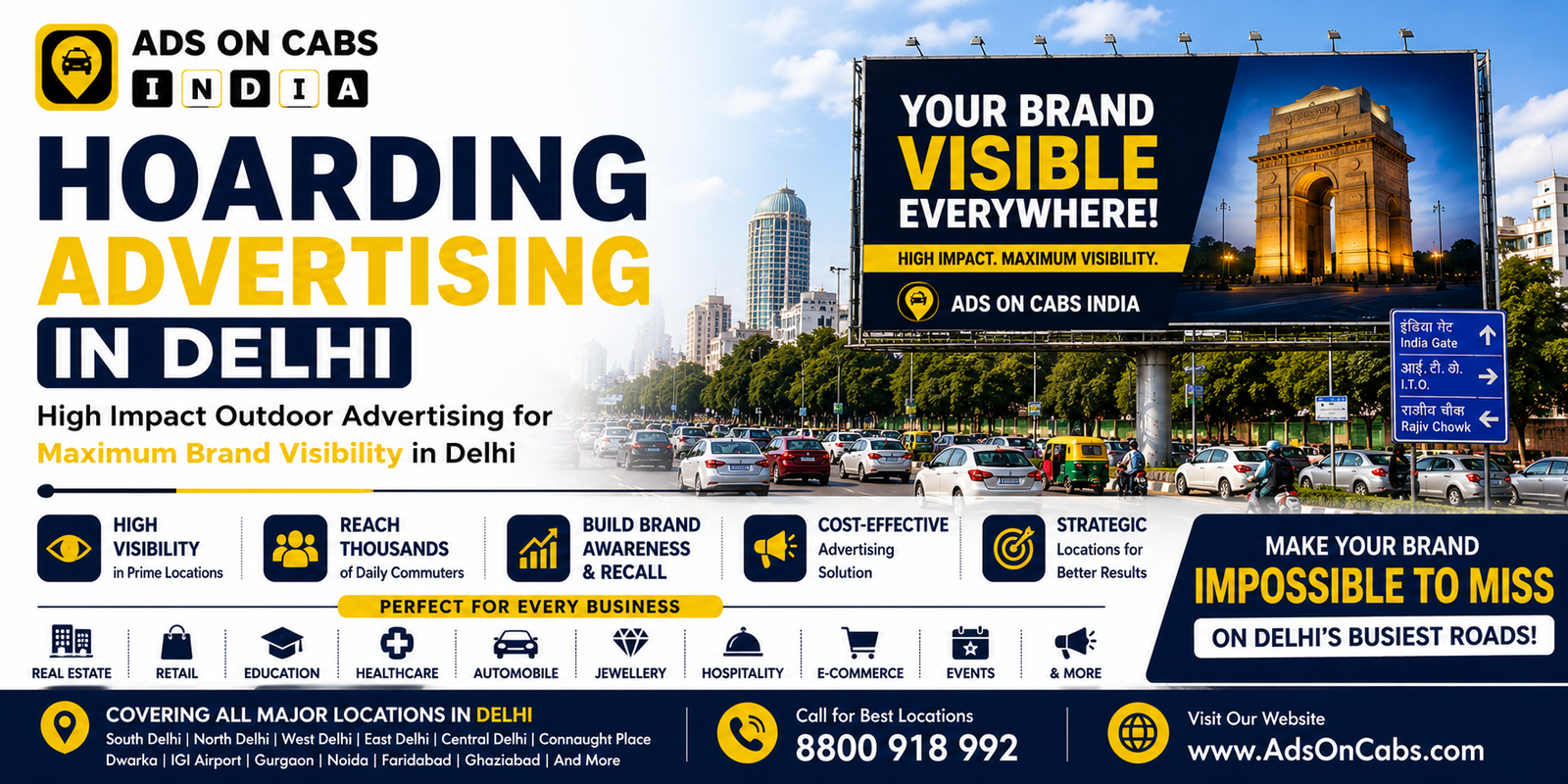 Hoarding Advertising in Delhi: High-Impact Outdoor Advertising for Your Brand