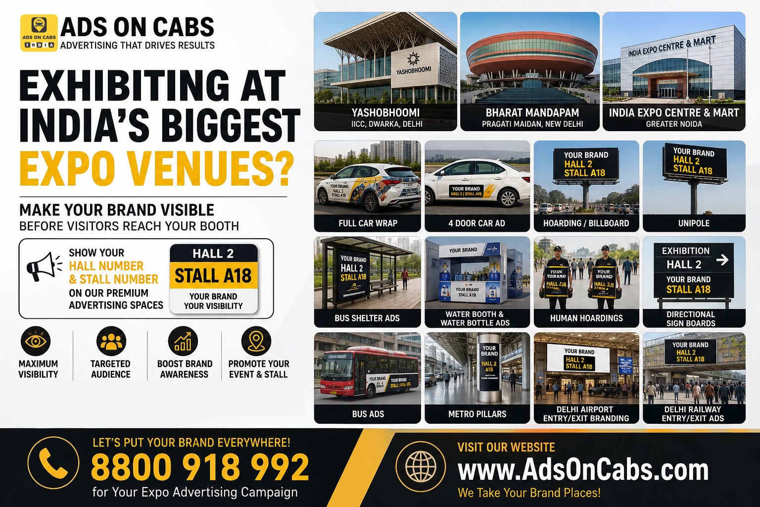 exhibiting at india's biggest expo venues