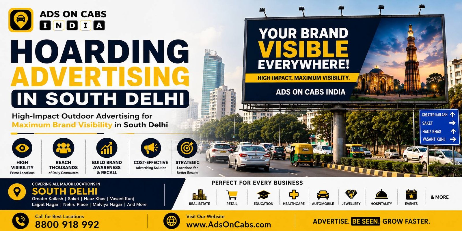 hoarding ads in south delhi