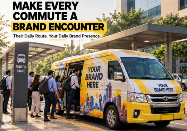 Make Every Commute a Brand Encounter: The Power of 360° Shuttle Advertising in India